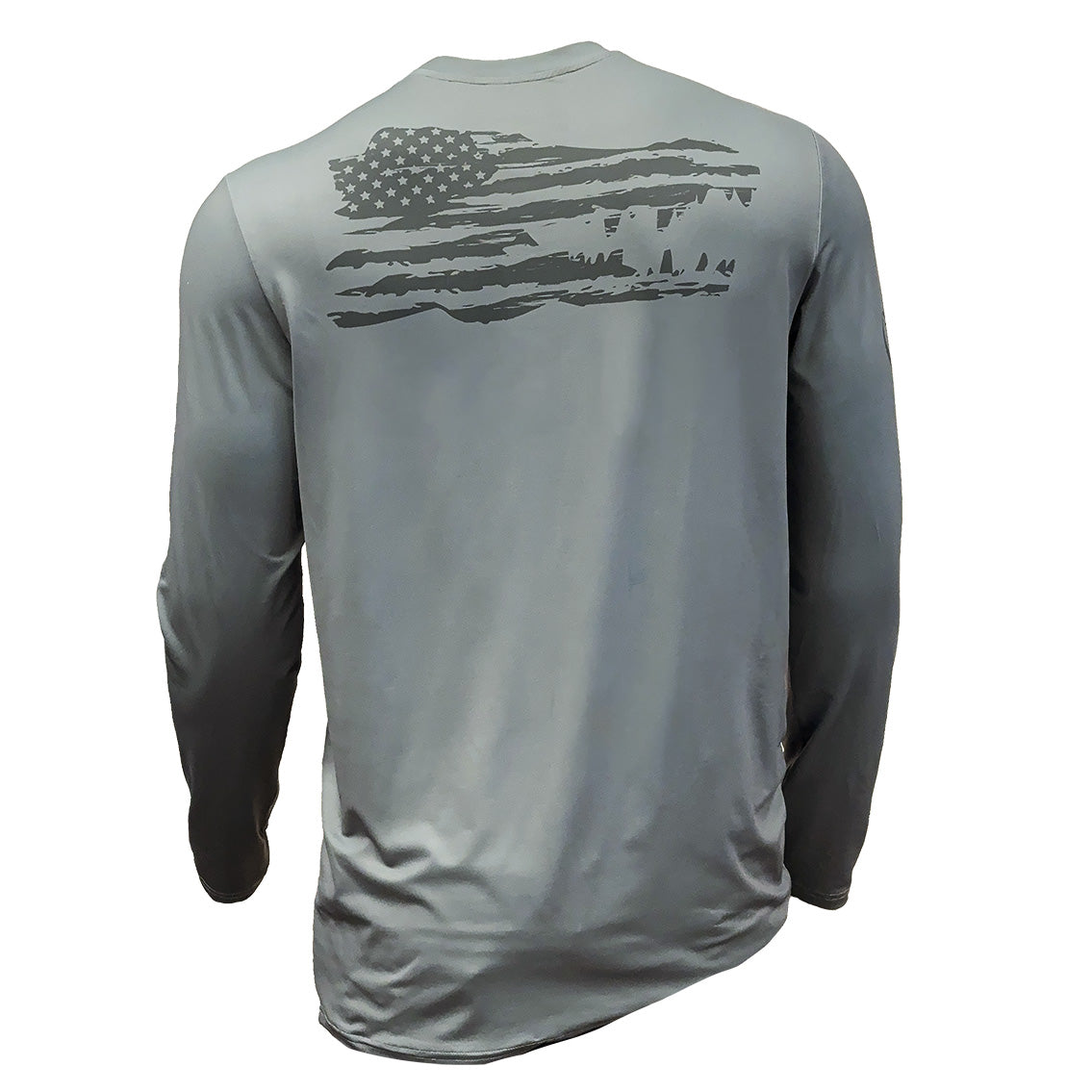 Gator Flag Long Sleeve Performance Fishing Shirt XLarge
